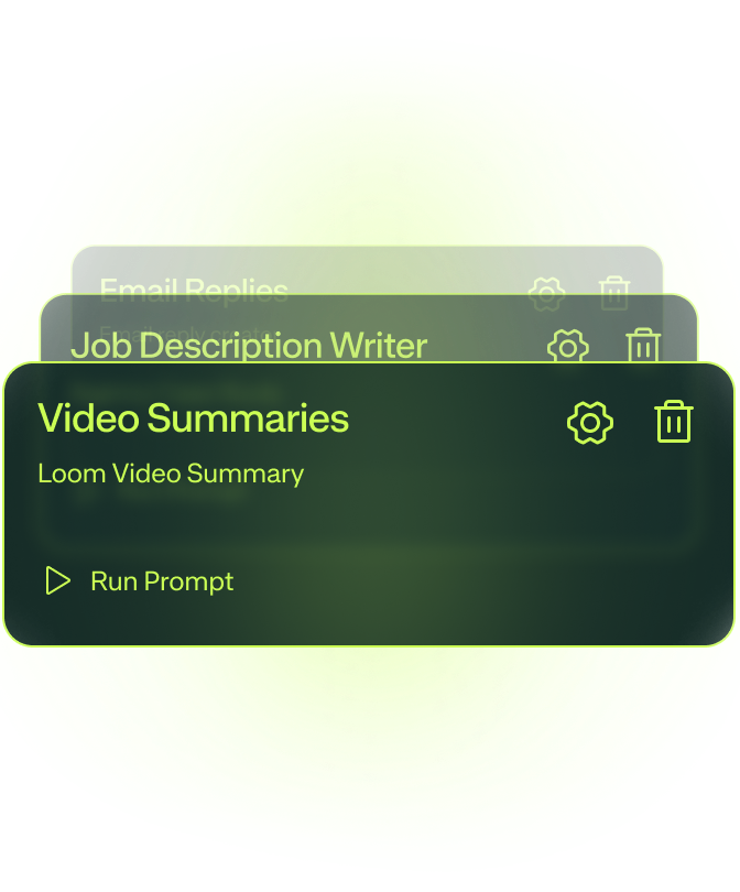 Keep all prompts in one place