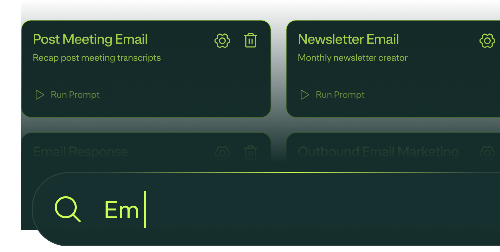 Reuse prompts across multiple tasks